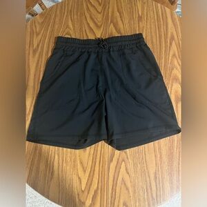 Beverly Hills Polo Club Black Athletic Shorts-Size Medium